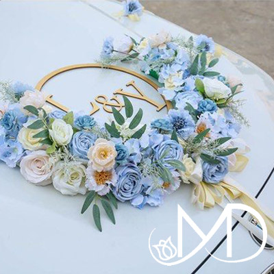 Bridal car flower arrangement 1 2