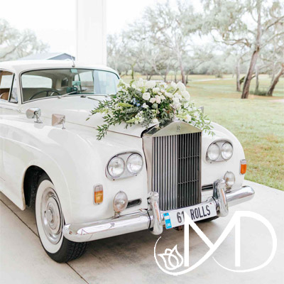 Bridal car flower arrangement 3 1