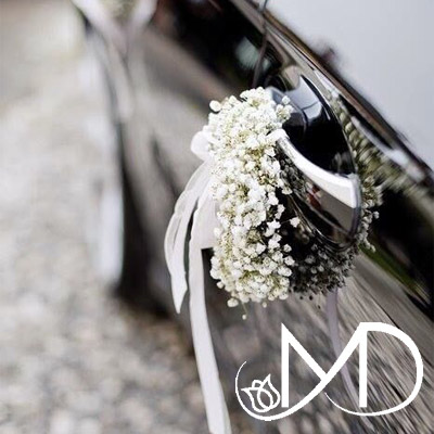 Bridal car flower arrangement 3